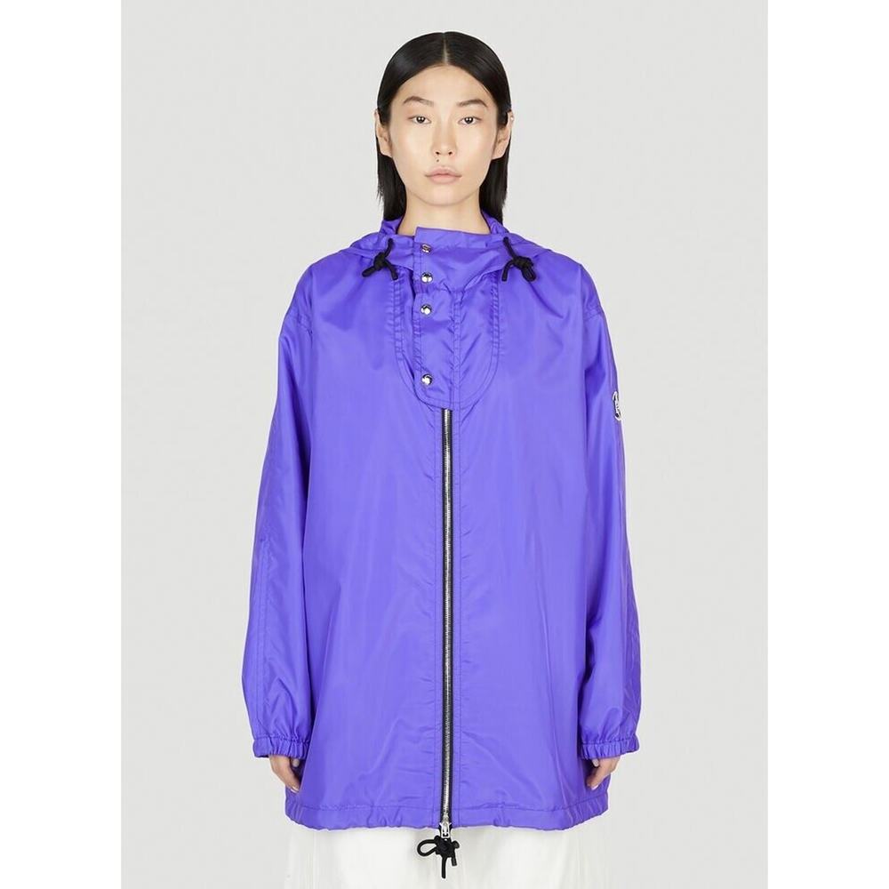 Moncler X Alicia Keys Soho Jacket Women 00/ XS Purple Drawstring Hem NWT $1495